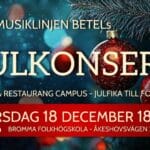 Julkonsert 18/12