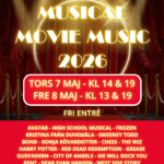 Musiklinjens vårshow MMM – Musical Movie Music 7 och 8 maj